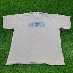 Vintage NIKE Shirt 2XL 26x30 Gray USA